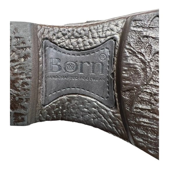 Born B64623 Pittina Summerborn Together Brown Suede Mules Clogs shoes Women's 6 - Picture 9 of 10